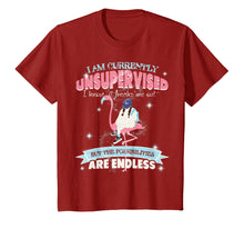 Load image into Gallery viewer, I'm Currently Unsupervised Flamigo Tshirt - Funny Gift