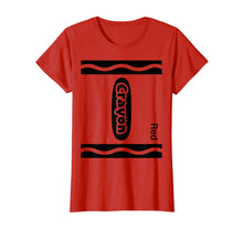 Load image into Gallery viewer, Halloween Red Crayon Costume Funny T-Shirt