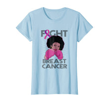 Load image into Gallery viewer, Fight - Breast Cancer Awareness Month T-shirt Black Women