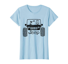 Load image into Gallery viewer, A girl her Boston Terrier her Jeep Dog Lover Jeep Girl Shirt