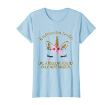 Load image into Gallery viewer, Kindergarten Teacher Cute Unicorn Gift Shirt