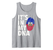 Load image into Gallery viewer, IT'S IN MY DNA Haiti Haitian Flag Mens Mom Womens Pride Gift Tank Top