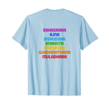 Load image into Gallery viewer, 7 Chakras Sanskrit Spiritual Lifestyle Yoga T-Shirt