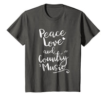 Load image into Gallery viewer, Peace Love Country Music Shirt Mens Womens Kids