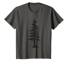 Load image into Gallery viewer, Evergreen Tree and Hiker Silhouette T-Shirt