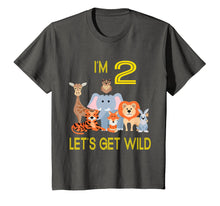 Load image into Gallery viewer, Kids 2 Year Old Zoo Birthday Shirt Safari Jungle Animal 2nd