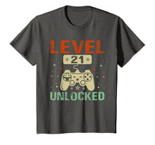 Load image into Gallery viewer, Level 21 Unlocked Shirt Funny Video Gamer 21st Birthday Gift
