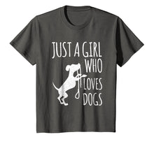 Load image into Gallery viewer, Just a Girl Who Loves Dogs Dog Lover T-shirt Gift