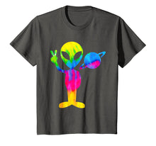 Load image into Gallery viewer, Vintage Retro 1970s Tie Dye Groovy Space Alien Peace T-Shirt