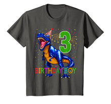 Load image into Gallery viewer, Boys Rawr I'm 3 3rd Birthday Dinosaur Shirts Dinosaur Gift