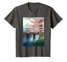 Load image into Gallery viewer, Japanese Cherry Blossom tshirt Japanese Woodblock Art tee