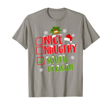 Load image into Gallery viewer, Nice Naughty SOUTH African Shirt Christmas Mens Womens X-mas T-Shirt