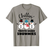 Load image into Gallery viewer, Chillin' With My Fourth Grade Snowmies T-Shirt