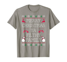 Load image into Gallery viewer, Merry Christmas Ya Filthy Family | Ugly Christmas Sweater T-Shirt