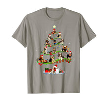 Load image into Gallery viewer, Morkie Tree Christmas Candy Cane Gift Ornament T-Shirt