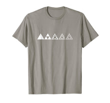 Load image into Gallery viewer, Math Sierpinski Triangles Fractal Geometry Mathematics Shirt