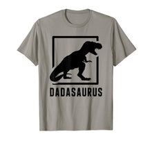 Load image into Gallery viewer, dadasaurus shirt T Rex Dada Saurus Fathers Day Gift Tee Dad
