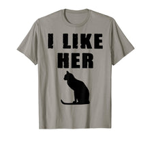Load image into Gallery viewer, I like her pussy cat shirt