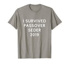 Load image into Gallery viewer, I Survived Passover Seder 2019 Shirt Funny Pesach Matzo Ball