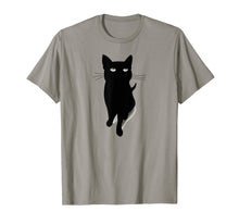 Load image into Gallery viewer, Cat Eye Shirt, Begging Black Cat Tshirt