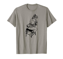 Load image into Gallery viewer, Retro BDSM Rope Chair Bondage T-shirt-Lingerie Pin Up Art