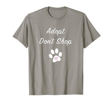 Load image into Gallery viewer, Adopt Don't Shop t-shirt for women and men
