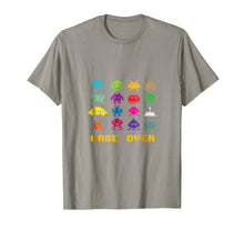Load image into Gallery viewer, Game Over retro alien invaders tshirt 80s 8-bit video game