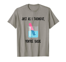 Load image into Gallery viewer, Just as I Thought You're Basic Funny Chemistry Litmus Test