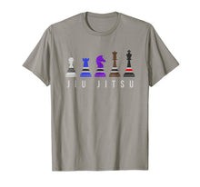 Load image into Gallery viewer, Jiu Jitsu Training Shirt for Chess, Gift for BJJ with Text