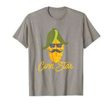 Load image into Gallery viewer, Corn Star Funny Sunglasses Mustache Star Corn Maize T-Shirt