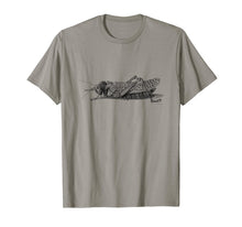 Load image into Gallery viewer, Cricket T-Shirt. Vintage Cricket Insect Tee