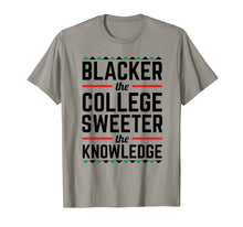 Load image into Gallery viewer, Blacker College Sweeter Knowledge Afro African Inspired T-Shirt