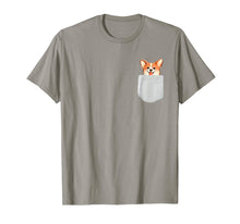 Load image into Gallery viewer, Welsh Corgi Tee with Pocket Detail for Men Women Children
