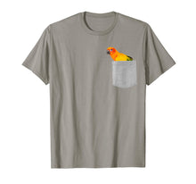 Load image into Gallery viewer, Animal in Your Pocket Sun Conure Parrot t shirt