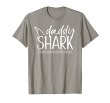 Load image into Gallery viewer, Mens Daddy Shark Doo Doo Fathers Day Gift T-Shirt