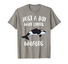 Load image into Gallery viewer, Just A Boy Who Loves Whales T-Shirt Killer Whale Orca Gift