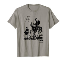 Load image into Gallery viewer, Don Quixote 1955 T Shirt, Pablo Picasso Sketch Artwork