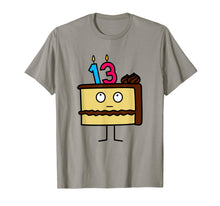 Load image into Gallery viewer, 13th Birthday Cake with Candles icing chocolate vanilla