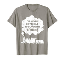 Load image into Gallery viewer, Model Trains Steam Engine Distressed Train T Shirt and Gift