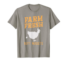 Load image into Gallery viewer, Farm Fresh Butt Nuggets - Cute Chicken Butt T Shirt