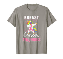 Load image into Gallery viewer, Inspirational Breast Cancer Awareness Unicorn Support Shirt