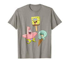 Load image into Gallery viewer, SpongeBob SquarePants Ice Cream Characters Graphic T-Shirt