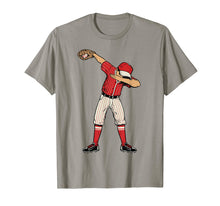 Load image into Gallery viewer, Dabbing Baseball Catcher Gift Shirt Men Boys Kids BZR