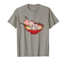 Load image into Gallery viewer, Kawaii Cats In A Ramen Bowl Shirt | Anime Food Lovers Gift