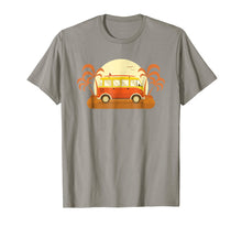 Load image into Gallery viewer, Vintage Camper Van with Surf Board T-Shirt