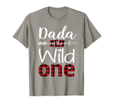 Load image into Gallery viewer, Dada Of The Wild One Shirt Plaid Lumberjack 1St Birthday Tee