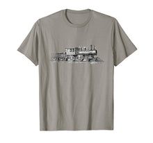 Load image into Gallery viewer, Steam Engine Train Lovers T shirt Retro Locomotive Gift Tee