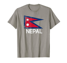 Load image into Gallery viewer, Nepalese Nepali Flag T-Shirt | Vintage Made In Nepal Gift