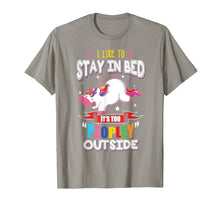 Load image into Gallery viewer, It's Too Peoply Outside T-Shirt Sleeping Unicorn Tee Gift