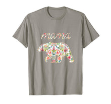 Load image into Gallery viewer, Mama Bear Floral Tee, Mom Graphic T-Shirt, Matching Family